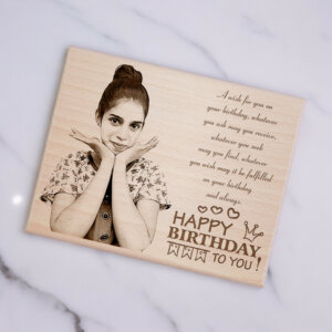 Personalized Wooden Birthday Plaque – 10...