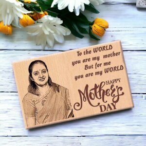 Personalized Engraved Wooden Happy Mothers Day Pho...