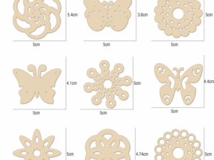 Wooden DIY Snowflakes or Ornaments For Christmas D...