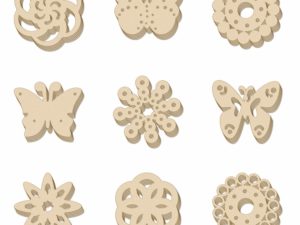 Wooden DIY Snowflakes or Ornaments For Christmas D...