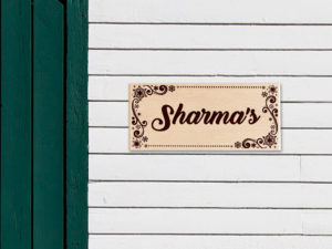 Personalized Unique Name Plate for Home|Office (12 x 6 inches, Wood, Brown)