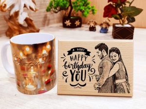 Combo Gift of Personalized Engraved Plaque and Coffee Mug for Partner or Friend( Frame- 5x4in, Mug : 325 ml)