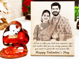Valentine Unique Gift Combo of Custom Photo Frame ...