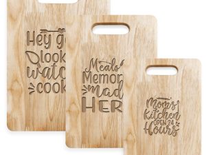 Engraved Chopping Board Set for Kitchen Gifts for ...