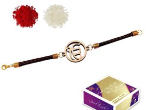 Ek Onkar Bracelet Incredible Rakhi for Veer Ji wit...
