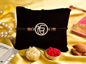 Ek Onkar Bracelet Incredible Rakhi for Veer Ji wit...