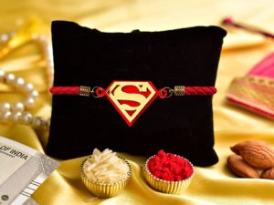 Super Man Designer Bracelet Incredible Rakhi for B...