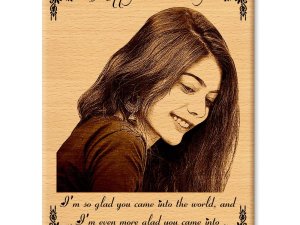 Personalized Engraved Wooden Birthday Photo Frame ...