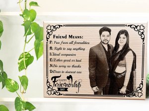 Wooden Engraved Personalized Photo Frame for Best ...