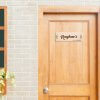 Customised Name Text wooden plate