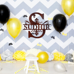 Wooden Name Plate – Custom Name Emblem For D...