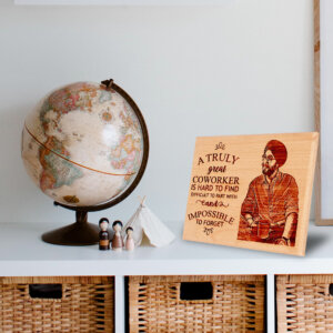 Farewell Gift – Personalized Engraved Wooden...