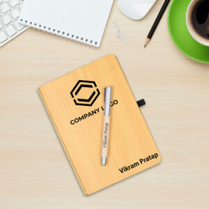 Personalized Wooden Diary & Pen – Gift ...