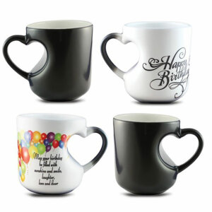 Personalized Heart Handle Coffee Magic Mug Gift Wi...