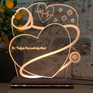 Personalized 3d Illusion Lamp Gift For Doctor R...