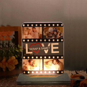 Personalized Love LED Couple Frame With Name And P...