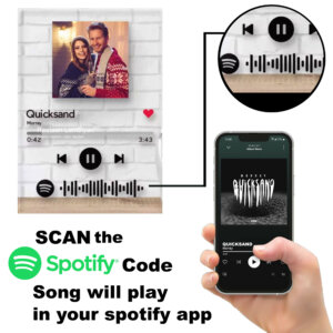 Personalized Acrylic Spotify Plaque With Photo And...
