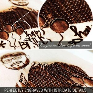 Personalized Vday Gift Combo Wood Frame & 24K...