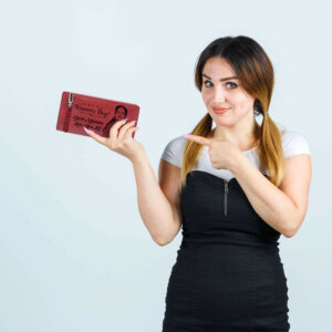 Personalized Vegan Leather Photo Wallet For Women&...