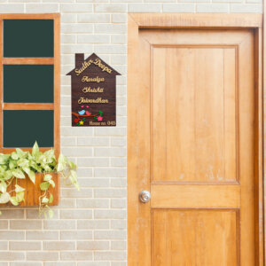 Customized Wooden Name Plate For Flat & Apart...