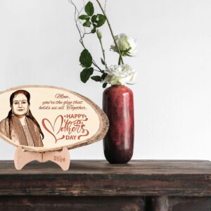 Personalized Engraved Natural Wood Photo Plank Gif...