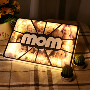 Personalized LED Photo Frame Gift For Mom With 10 ...