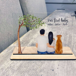 Personalized Printed Colored Acrylic Photo Frame w...