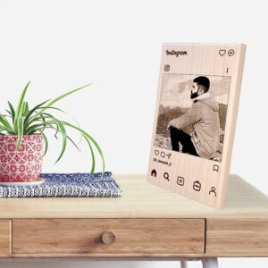 Personalized Engraved Instagram Style Wooden Photo...