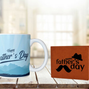 Fathers Day Combo of Mug and Wallet Gift Set for D...