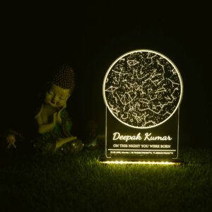 Personalized Birthday Night Sky Star Map LED Lamp ...