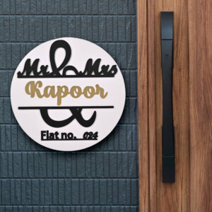 Beautiful Mr & Mrs Customized Wooden Name Pla...