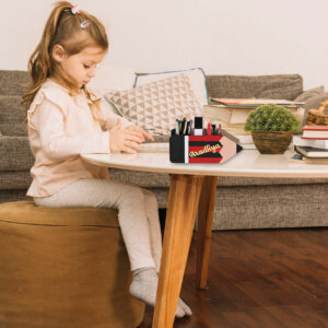 Personalized Organizer Storage Wooden Box For Stat...