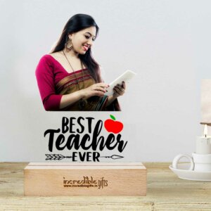 Personalized Photo Frame For Best Teacher Ever Wit...