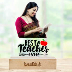 Personalized Photo Frame For Best Teacher Ever Wit...