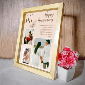 Personalized Three Picture Collage Photo Frame for...