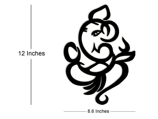 acrylic ganesha size