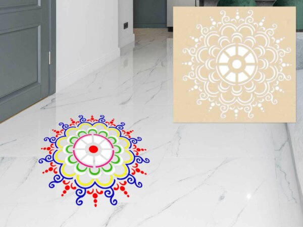 Jhoti Rangoli Design