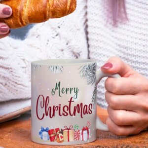 Merry Christmas Ceramic Coffee Mug Perfect for Chr...