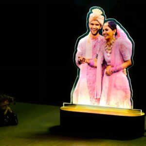 Personalized Elegance LED Photo Frame With Light S...