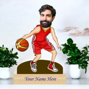 Basket Ball Player Personalized Caricature for Men