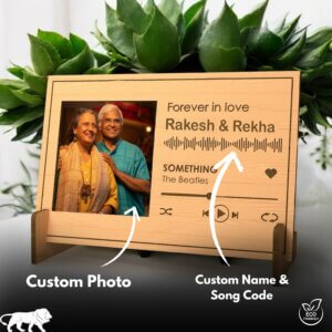 Personalized Wooden Spotify Picture Frame (Landsca...