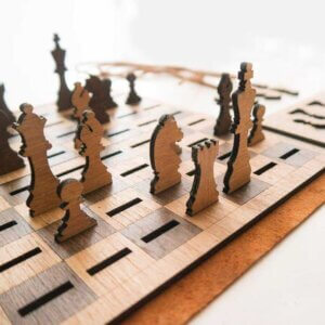 Premium Wooden Chess Set – Handcrafted Board Gam...