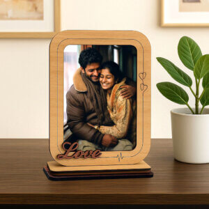 Personalized Wooden Photo Frame – Capture &...