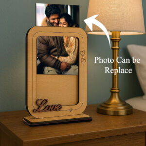 Personalized Wooden Photo Frame – Capture &...