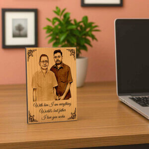 Personalized Wooden Engraved Photo Frame Gift For ...