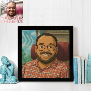 Customized Ghibli Art Photo Frame