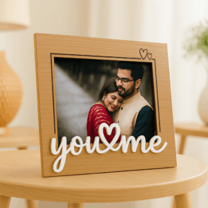 You & Me Wooden Photo Frame – Romantic Gift...